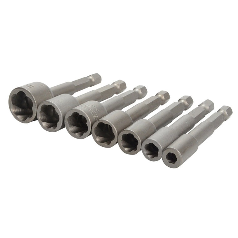 IRWIN® T394100 Power Grip Screw Extractor Set, 7 Piece