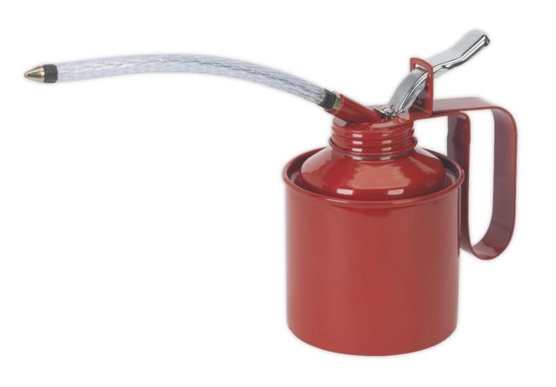 SEALEY METAL OIL CAN FLEXIBLE SPOUT 500ML