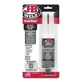JB WELD KWIK WELD SYRINGE SETS IN 6 MIN 25ML - Watson Hire