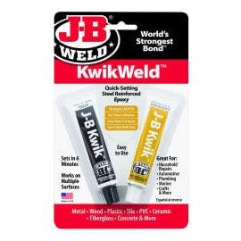 JB WELD KWIK WELD SETS IN 6 MINUTES 2 X 30ML