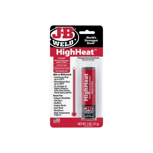 JB WELD HIGH HEAT STICK SETS IN 1 HOUR 57G