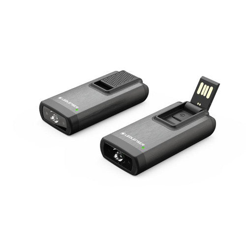 LEDLENSER K6R 4GB RCHRGBL KEY-RING FLOODLIGHT GRY/BLK (400)