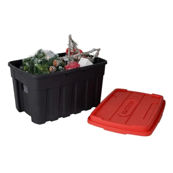 KETER TUFF TOTE 68L BLACK/RED