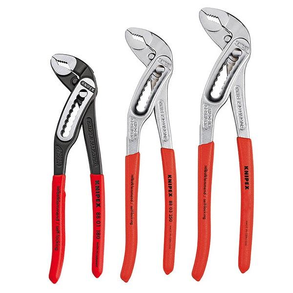 Knipex Alligator® Water Pump Pliers Set, 3 Piece