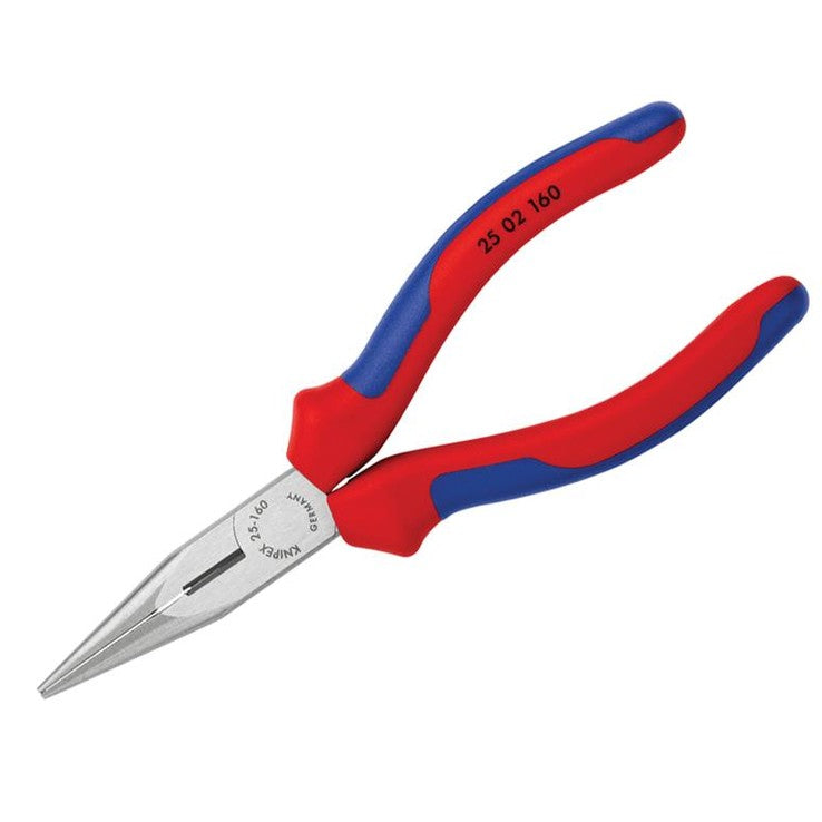 Knipex Snipe Nose Side Cutting Pliers (Radio) Multi-Component Grip 160mm (6.1/4in)