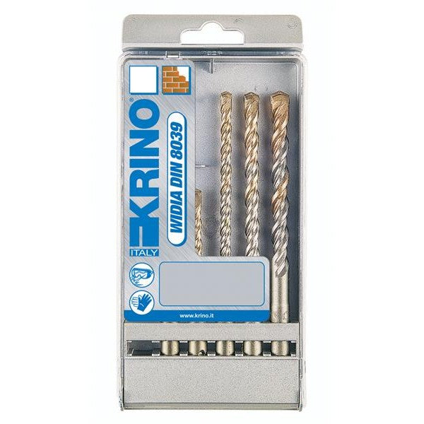Krino SDS Plus Hammer Drill Bit Set, 5 Piece