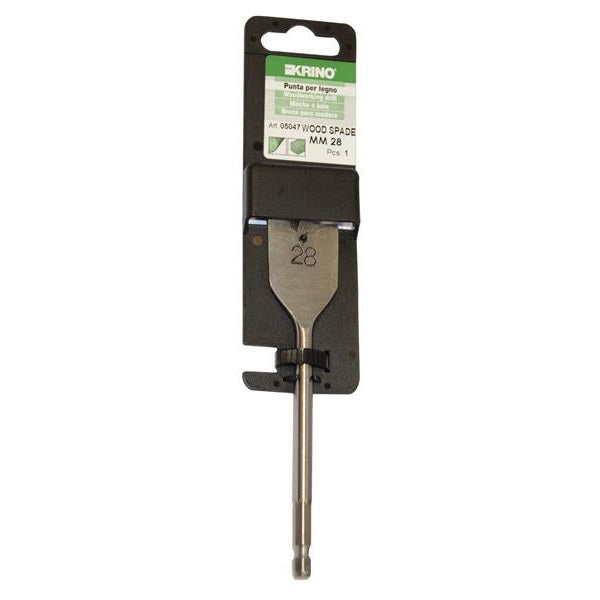 Krino Flat Wood Drill Bit 28mm Display Pack - Watson Hire