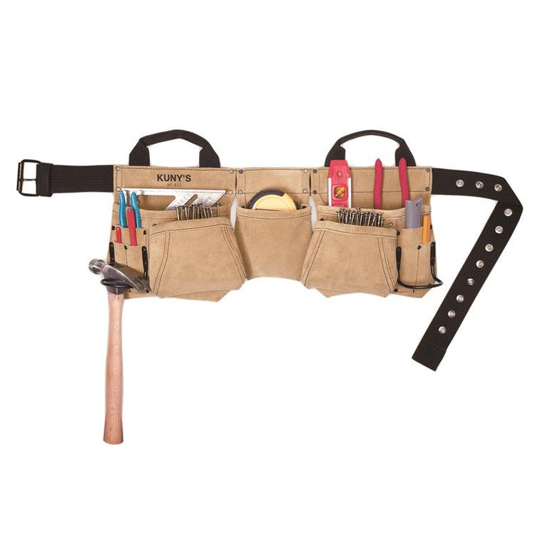Kuny's AP-622A Carpenter's Apron Split Grain Leather