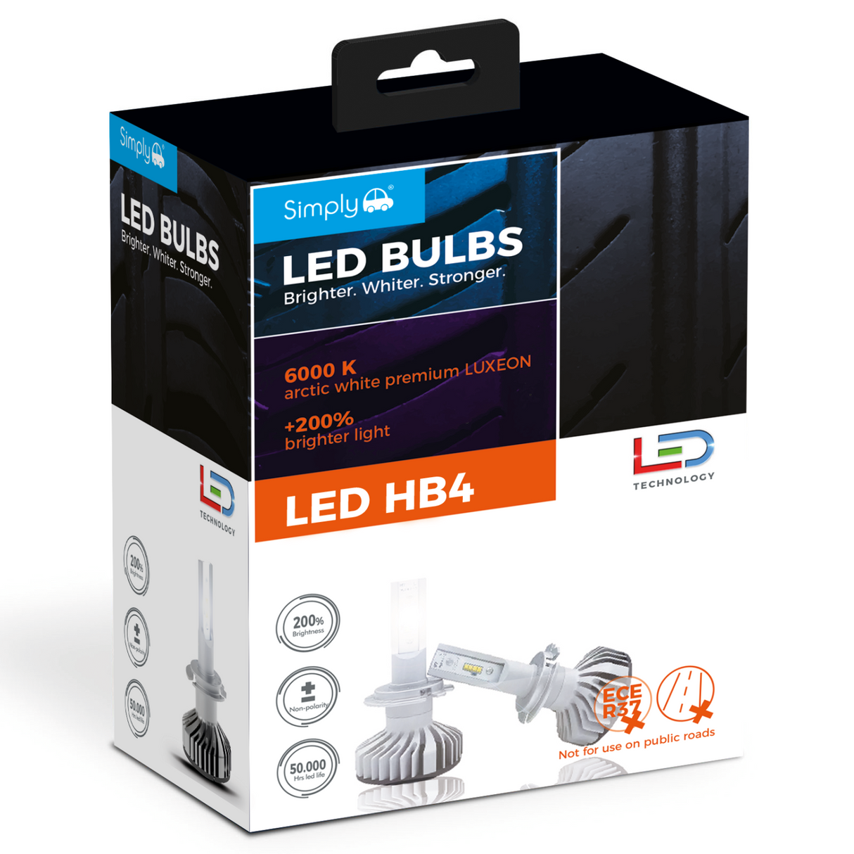SIMPLY HB4 - LED BULBS 2 PACK
