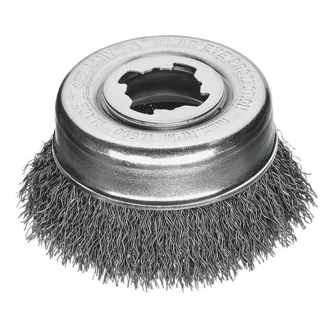 Lessmann X-Lock Crimped Cup Steel Brush 85mm Non Spark