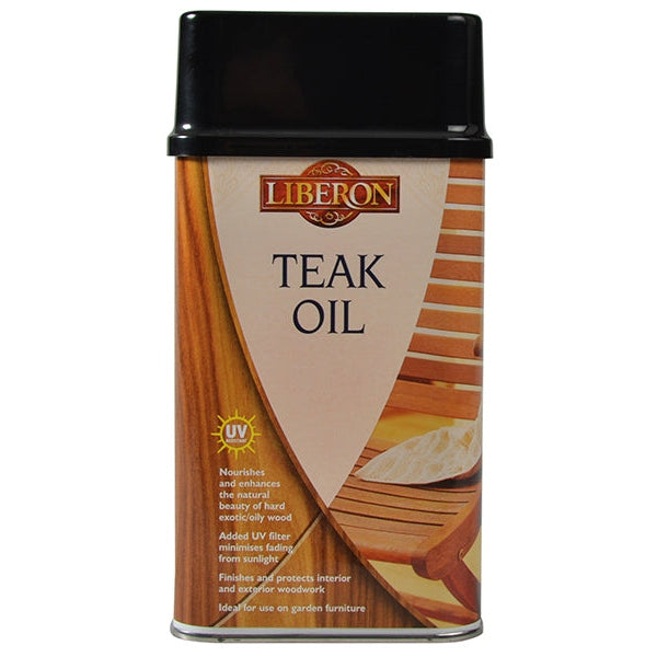 Liberon Teak Oil with UV Filters 500ml