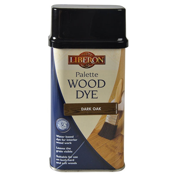 Liberon Palette Wood Dye Dark Oak 250ml - Watson Hire