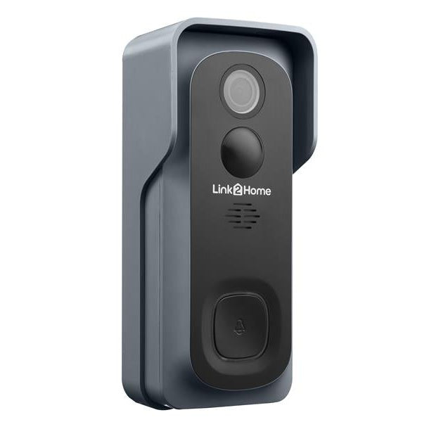 Link2Home Weatherproof (IP54) Battery Smart Doorbell