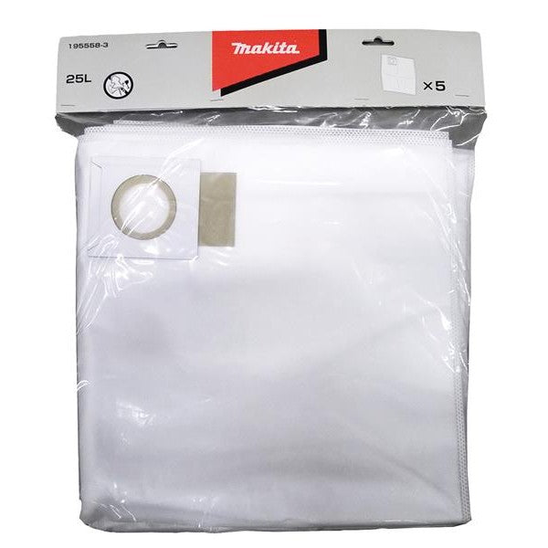 Makita 195558-3 Filter Bags (Pack 5)