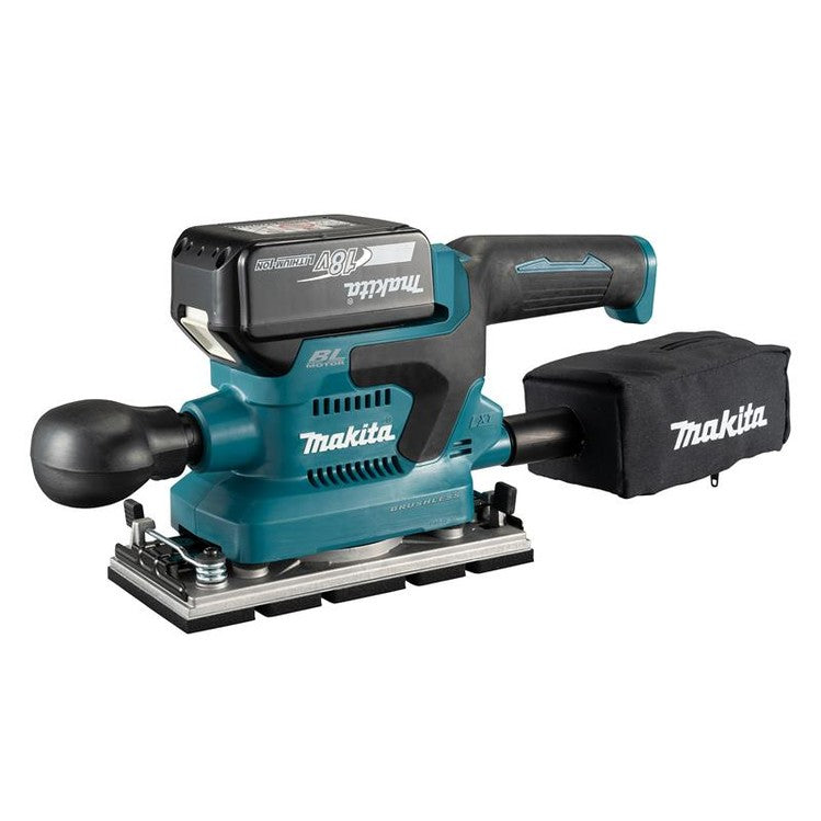 Makita DBO382RTJ LXT Finishing Sander 18V 2 x 5.0Ah Li-ion