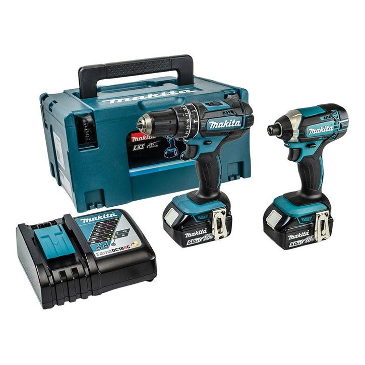 Makita DLX2131TJ Twin Pack 18V 2 x 5.0Ah Li-ion