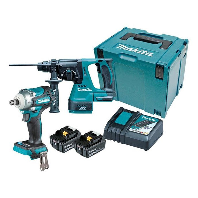 Makita DLX2372TJ Twin Pack 18V 2 x 5.0Ah Li-ion