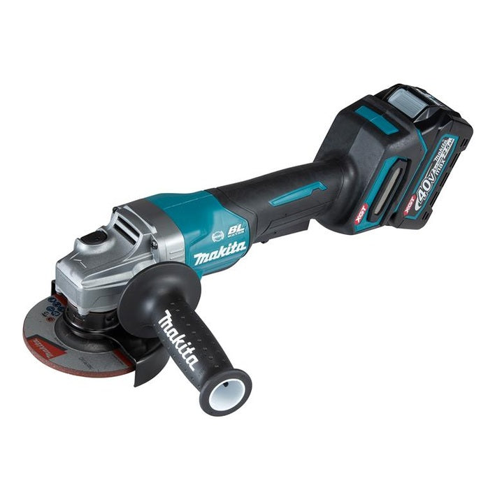 Makita GA012GD201 XGT 40Vmax BL Paddle Switch Grinder 115mm 40V 2 x 2.5Ah Li-ion