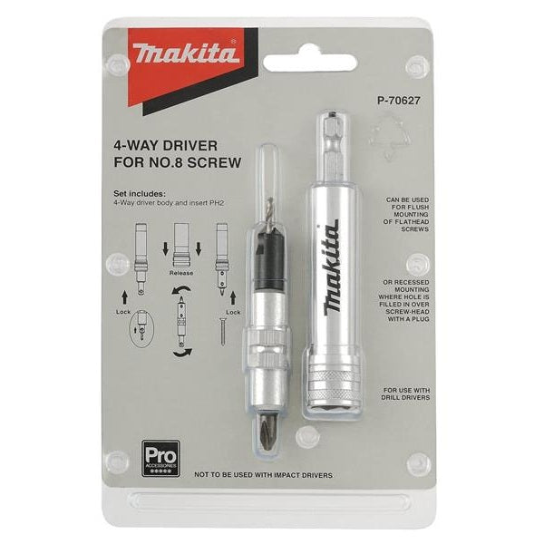 Makita P-70627 Pro 4-Way Driver