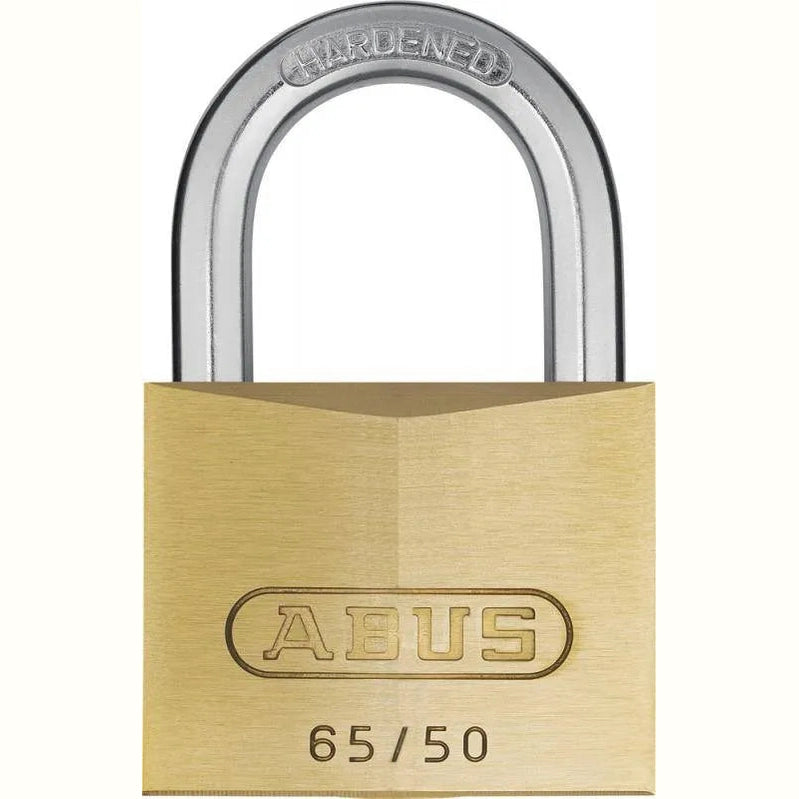 ABUS 65 SERIES BRASS 50MM PADLOCK KD CD
