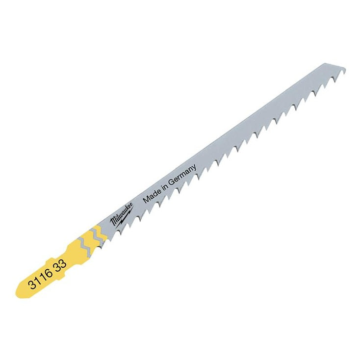 Milwaukee Power Tools Fast Cut Wood Jigsaw Blades T344D (Pack 5)