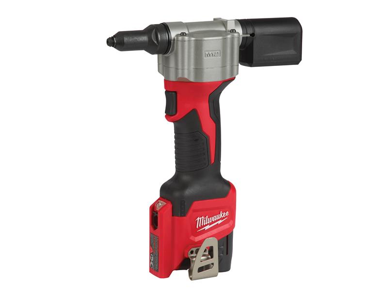 Milwaukee Power Tools M12 BPRT-201X Pop Rivet Tool Kit 12V 1 x 2.0Ah Li-ion