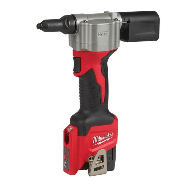 Milwaukee Power Tools M12 BPRT-201X Pop Rivet Tool Kit 12V 1 x 2.0Ah Li-ion