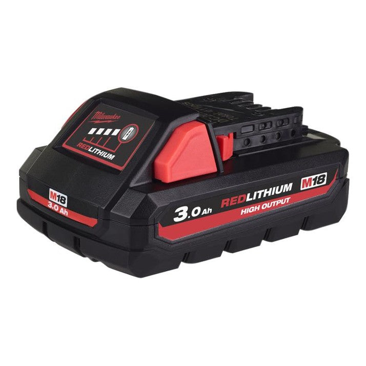 Milwaukee Power Tools M18 HB3 HIGH OUTPUT™ Slide Battery Pack 18V 3.0Ah Li-ion - Watson Hire