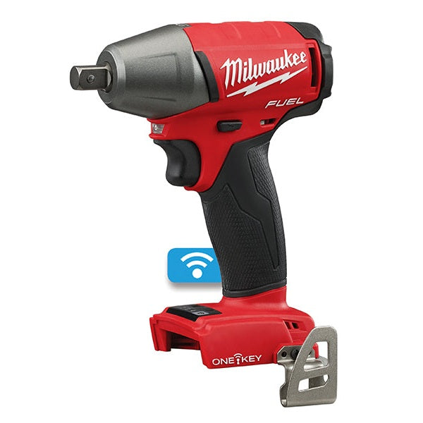 Milwaukee Power Tools M18 ONEIWP12-0 Fuel™ ONE-KEY™ 1/2in Pin Detent Impact Wrench 18V Bare Unit