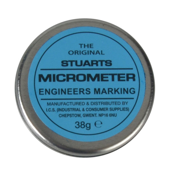 Miscellaneous Tin of Micrometer Marking Blue