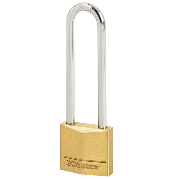 Master Lock Solid Brass 30mm Padlock 4-Pin - 64mm Shackle