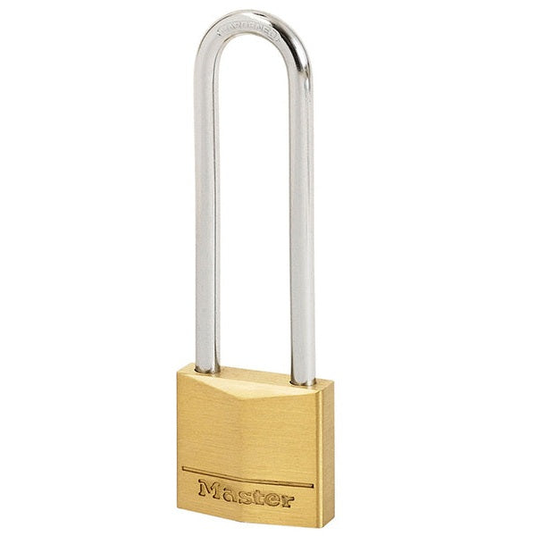 Master Lock Solid Brass 50mm Padlock 5-Pin - 64mm Shackle