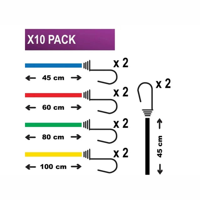 MASTER LOCK 10 PIECE BUNGEE SET