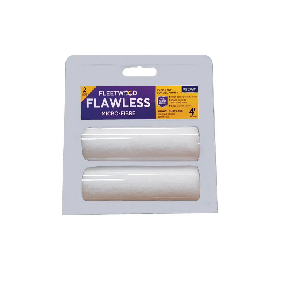 FLEETWOOD 4" FLAWLESS NICRO FIBRE 2 PACK MS4MI2