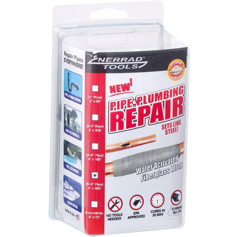 NERRAD PIPE & PLUMBING REPAIR WRAP 4-6"