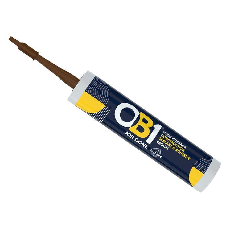 OB1® Hybrid Sealant & Adhesive Brown 290ml