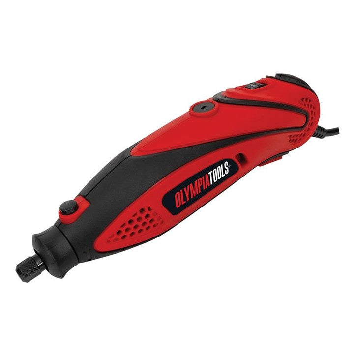 Olympia Power Tools Mini Rotary Multi-Tool with 40 Piece Accessory Set 135W 240V