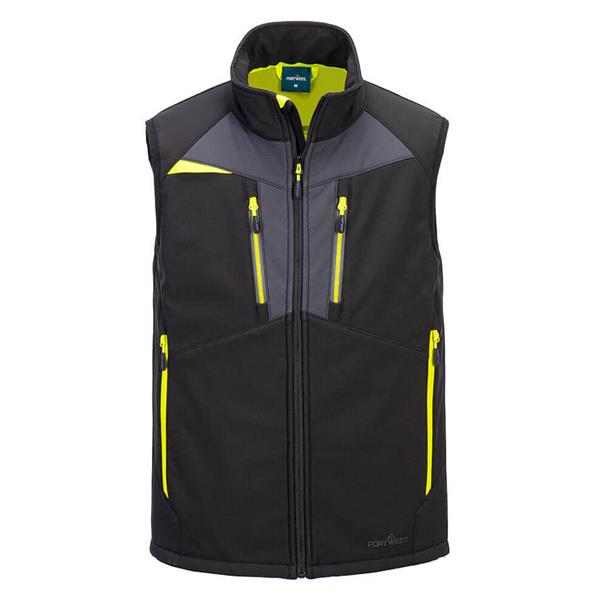 PORTWEST DX4 SOFTSHELL GILET - BLACK