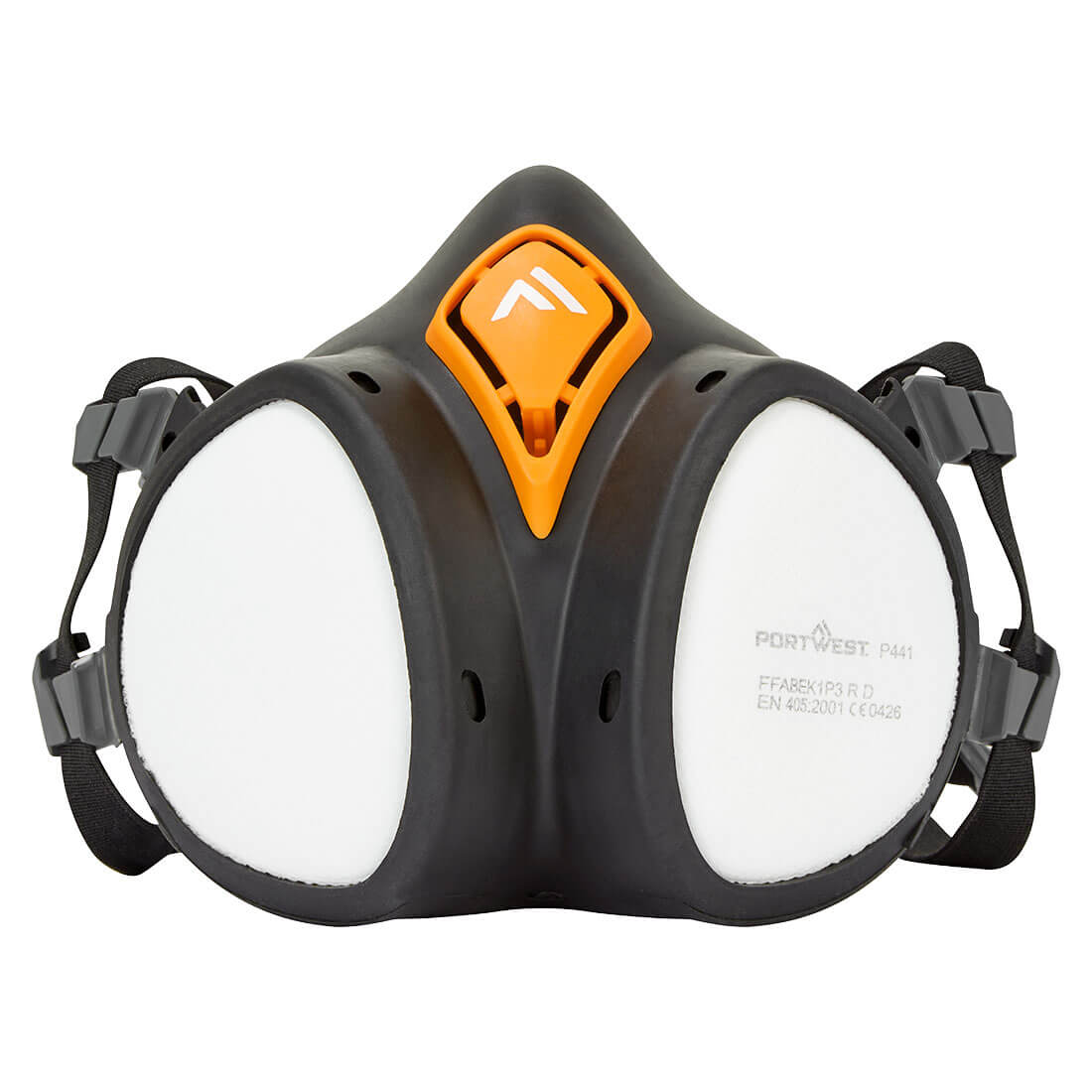 PORTWEST ABEK1P3 READY TO USE 1/2 MASK BLACK