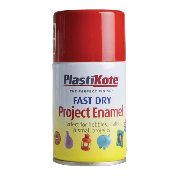 PlastiKote Fast Dry Enamel Aerosol Insignia Red 100ml