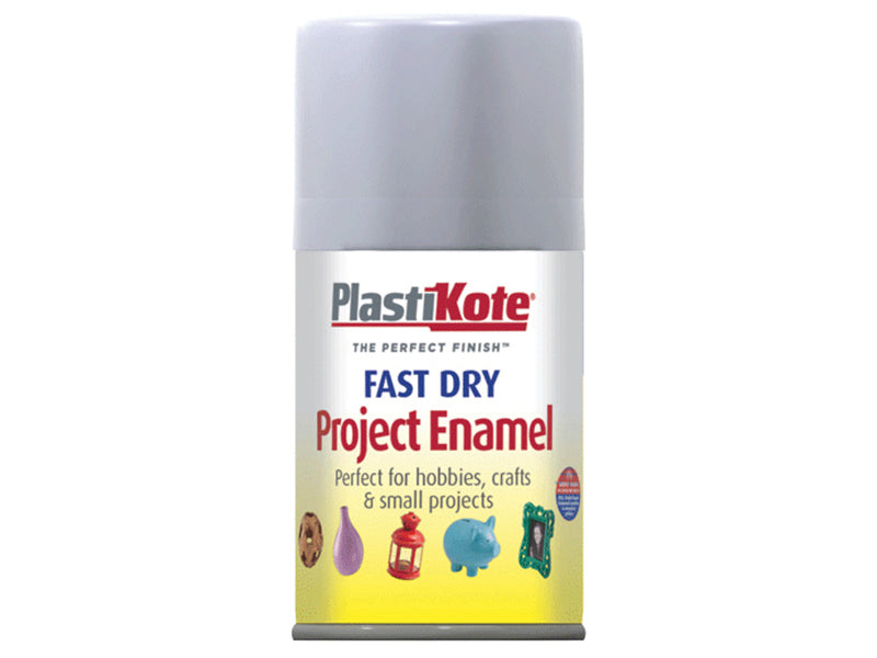 PlastiKote Fast Dry Enamel Aerosol Aluminium 100ml