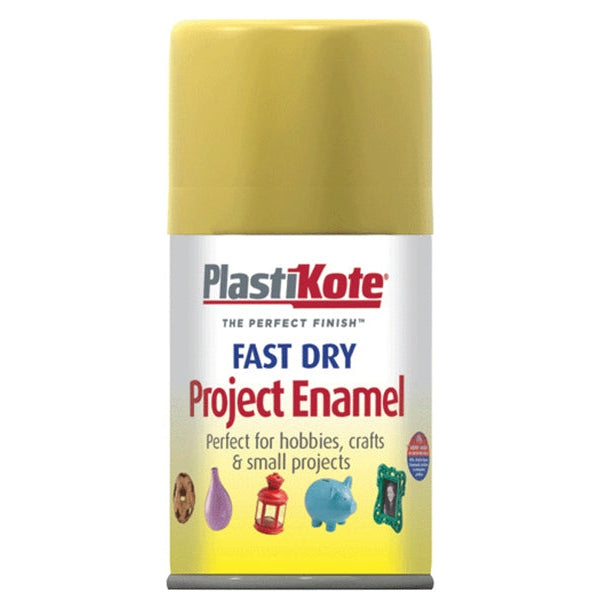 PlastiKote Fast Dry Enamel Aerosol Gold Leaf 100ml