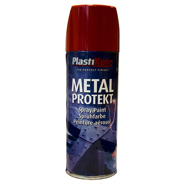 PlastiKote Metal Protekt Spray Bright Red 400ml RAL3001