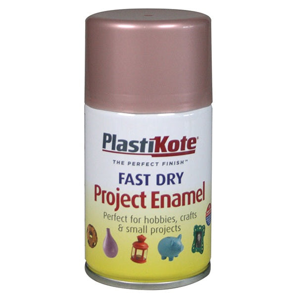 PlastiKote Fast Dry Enamel Aerosol Rose Gold 100ml