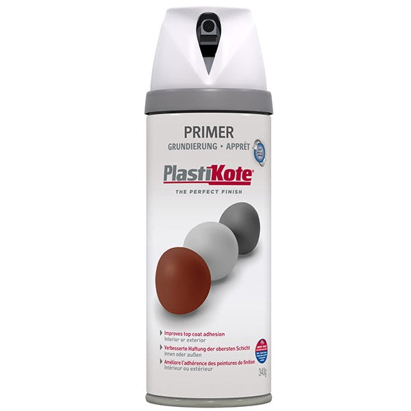 PlastiKote Twist & Spray Primer White 400ml