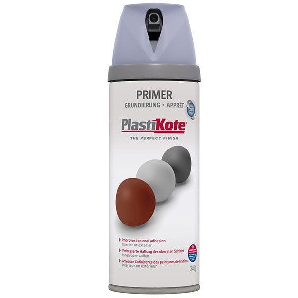 PlastiKote Twist & Spray Primer Grey 400ml