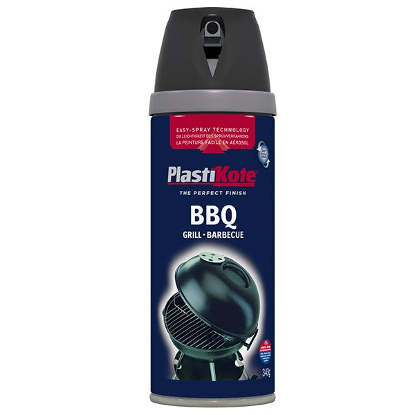 PlastiKote Twist & Spray BBQ Paint Black 400ml