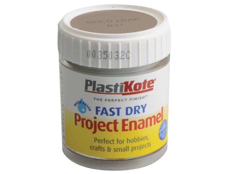 PlastiKote Fast Dry Enamel Paint B31 Bottle Gold Leaf 59ml