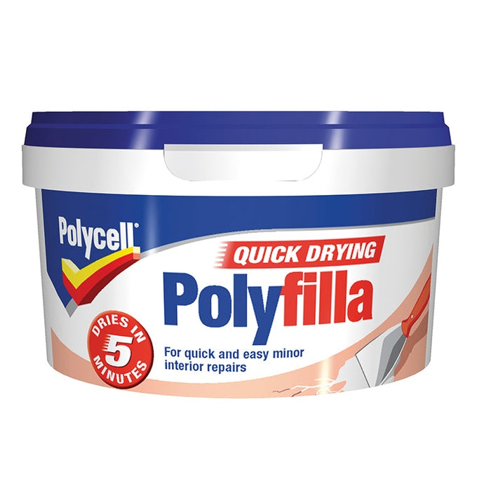 Polycell Multipurpose Quick Drying Polyfilla Tub 500g