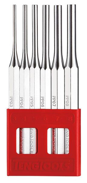 TENG TOOL Punch Set Parallel Pin 6 Piece